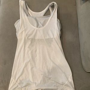 Athleta workout top with bra, EEUC, sz small